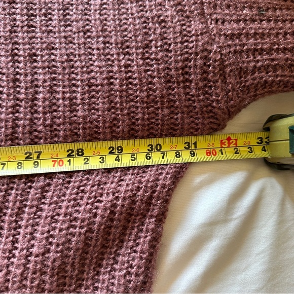 TORRID SWEATER WOMENS OVERSIZE 4 BURGUNDY COWL NECK TUNIC DOLMAN SLEEVE PULLOVER - Picture 7 of 8